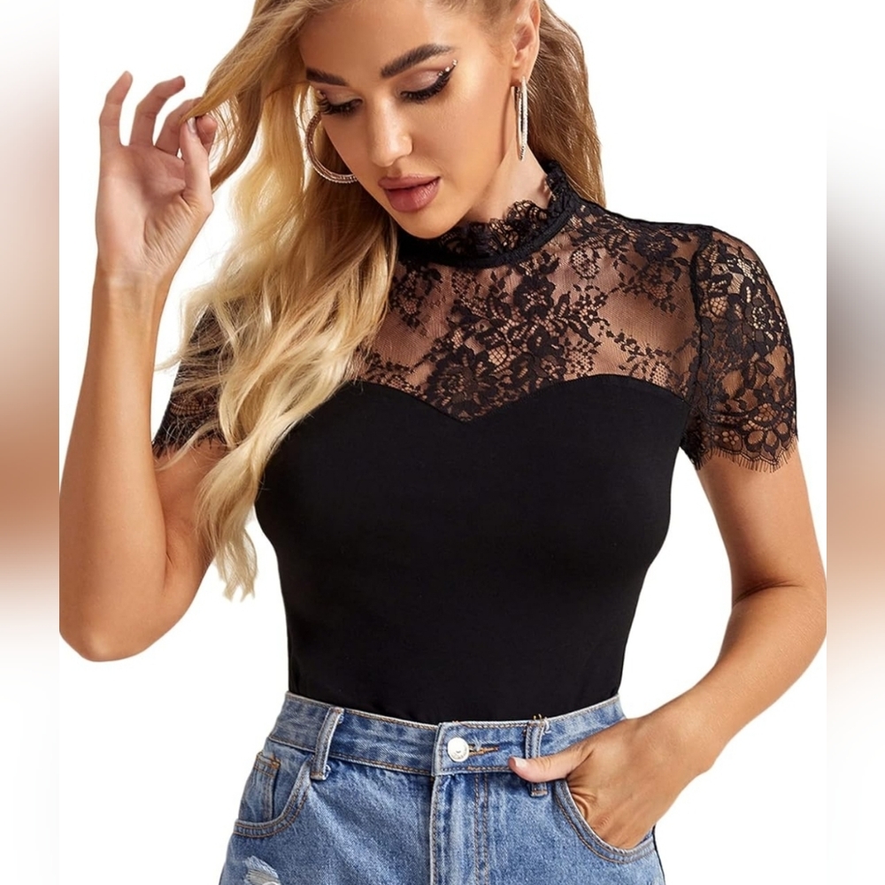 NWOT Lace Top